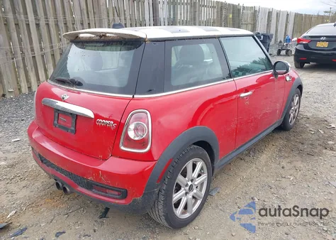 2012 Mini Cooper S z USA, uszkodzony, nr VIN WMWSV3C52CT385757